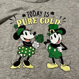 Disney Minnie Mouse Today Is Pure Gold Long Sleeve T-Shirt Size XL (14)